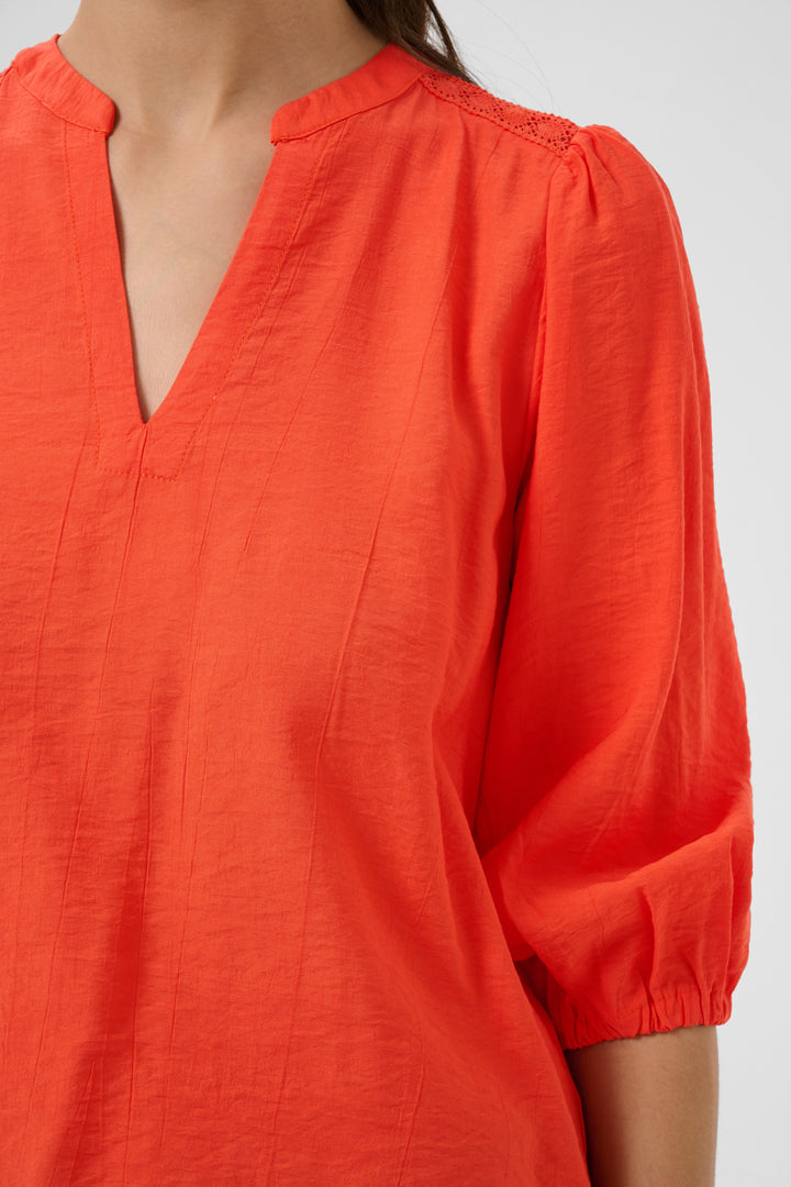 Kaffe KAalberta Blouse- Tigerlily