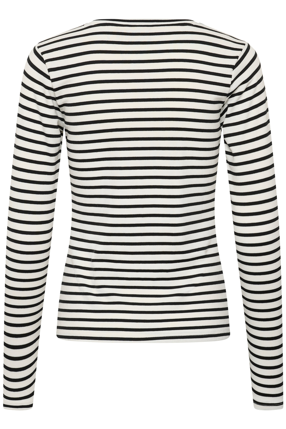 Kaffe KAliddy T-shirt- Chalk and Black Stripe