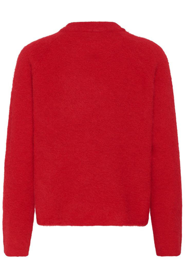 Kaffe Jordan Knit Pullover- Crimson