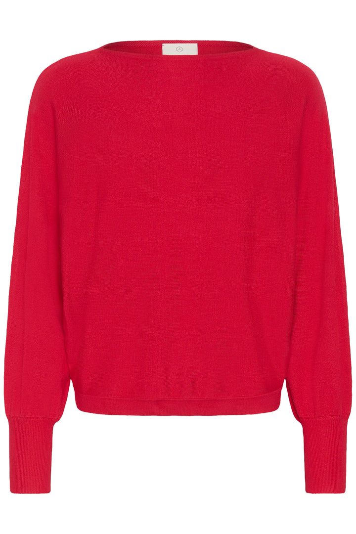 Kaffe Alizza Batwing Pullover- Crimson