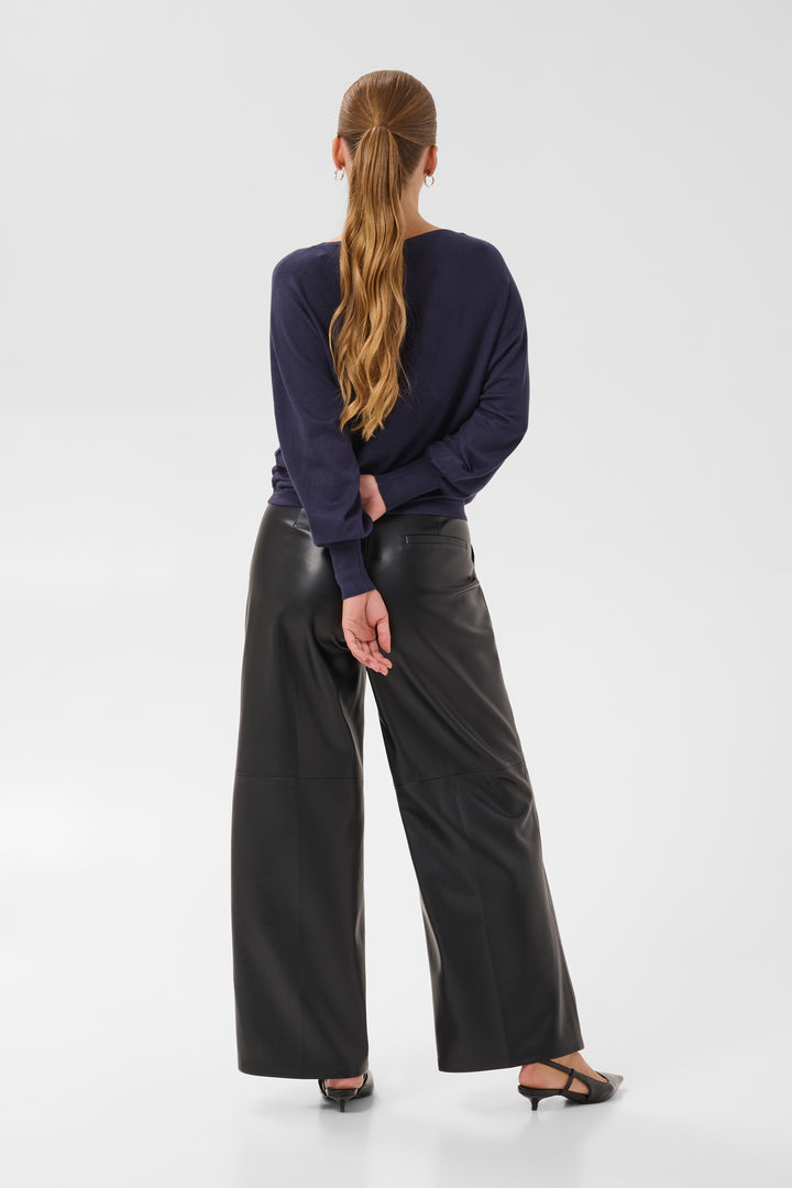 Kaffe KAlizza Batwing Pullover- Graphite