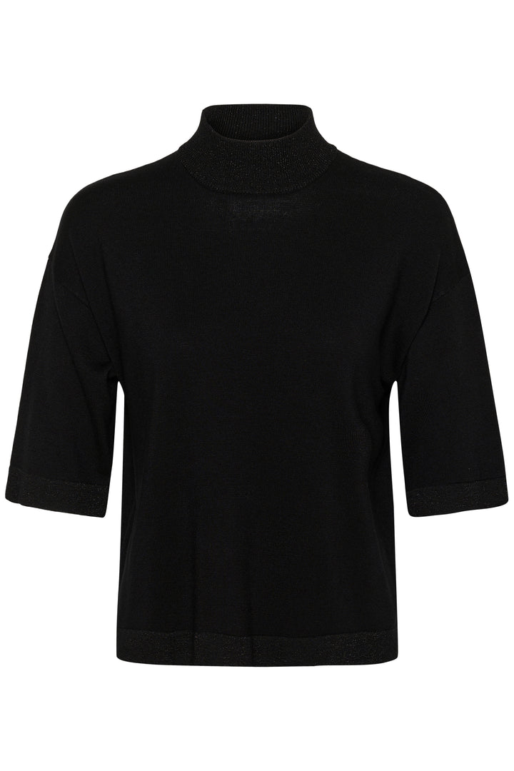 Kaffe KAliva Lurex Pullover- Black Deep