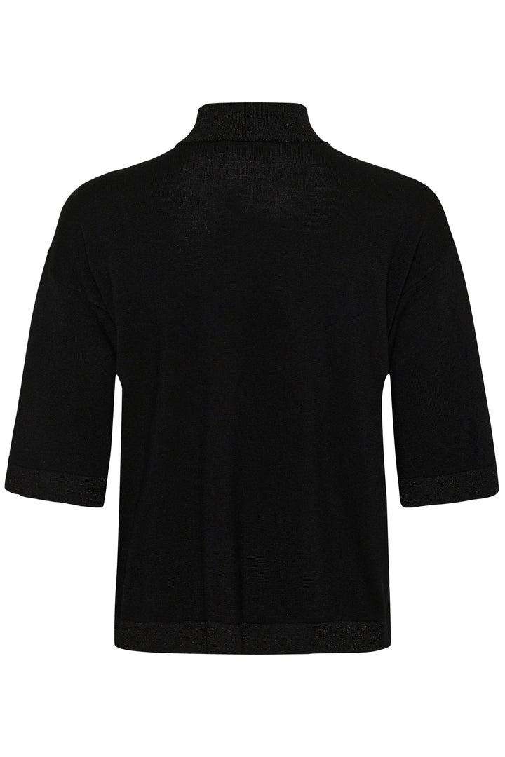 Kaffe KAliva Lurex Pullover- Black Deep