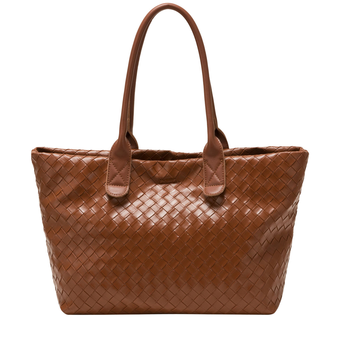 EVERY OTHER Woven Tote Bag - Brown