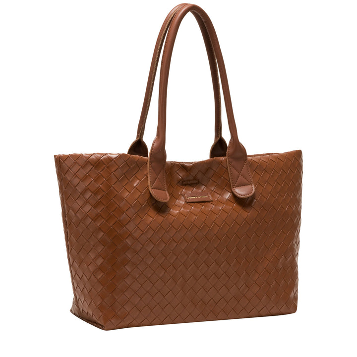 EVERY OTHER Woven Tote Bag - Brown