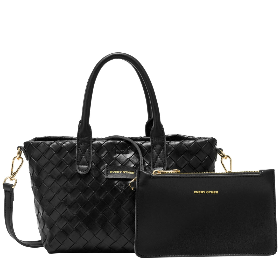 EVERY OTHER Woven Grab Bag - Black