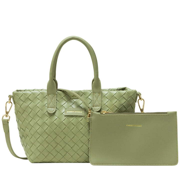 EVERY OTHER Woven Grab Bag - Olive