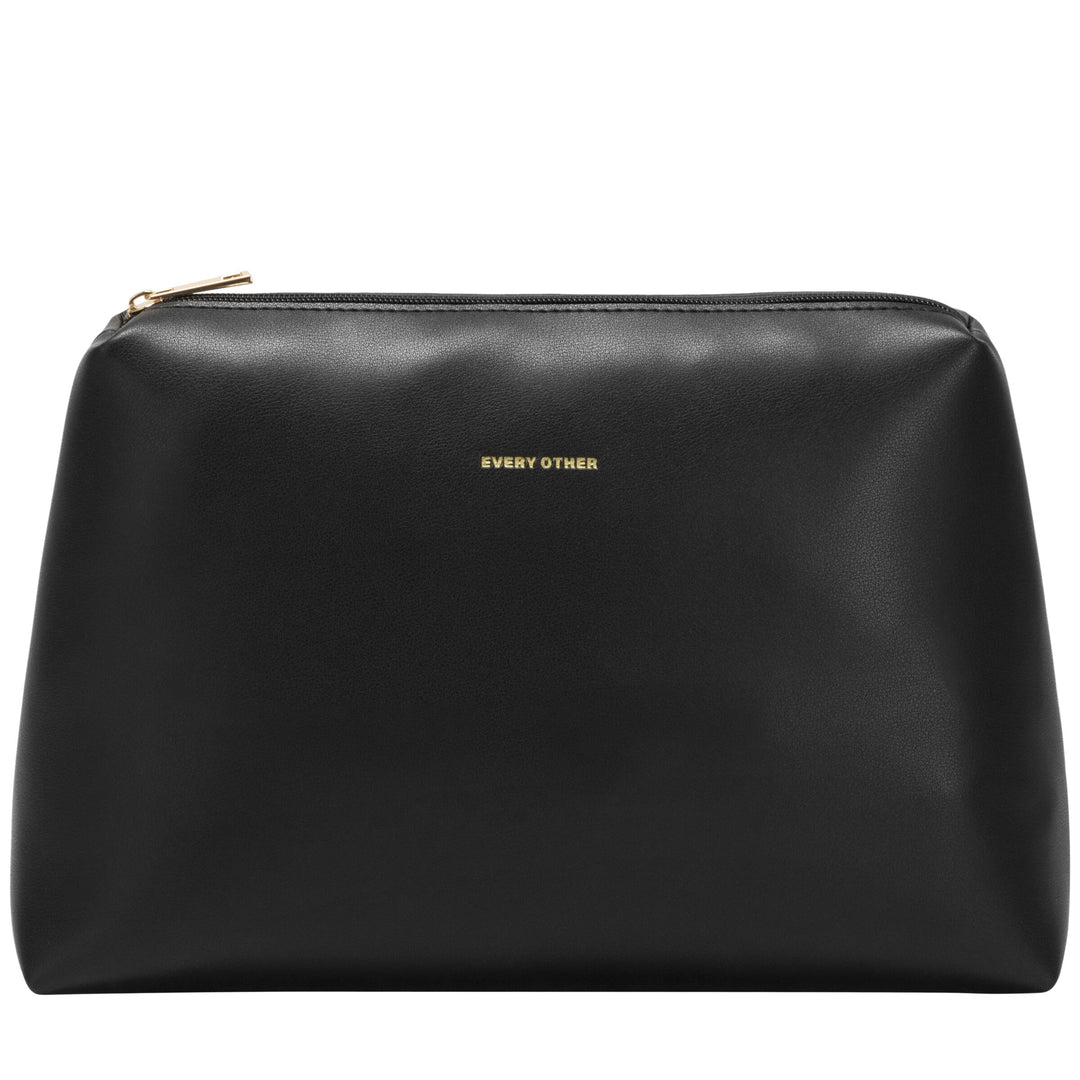 EVERY OTHER Straw Box Tote Bag -Black