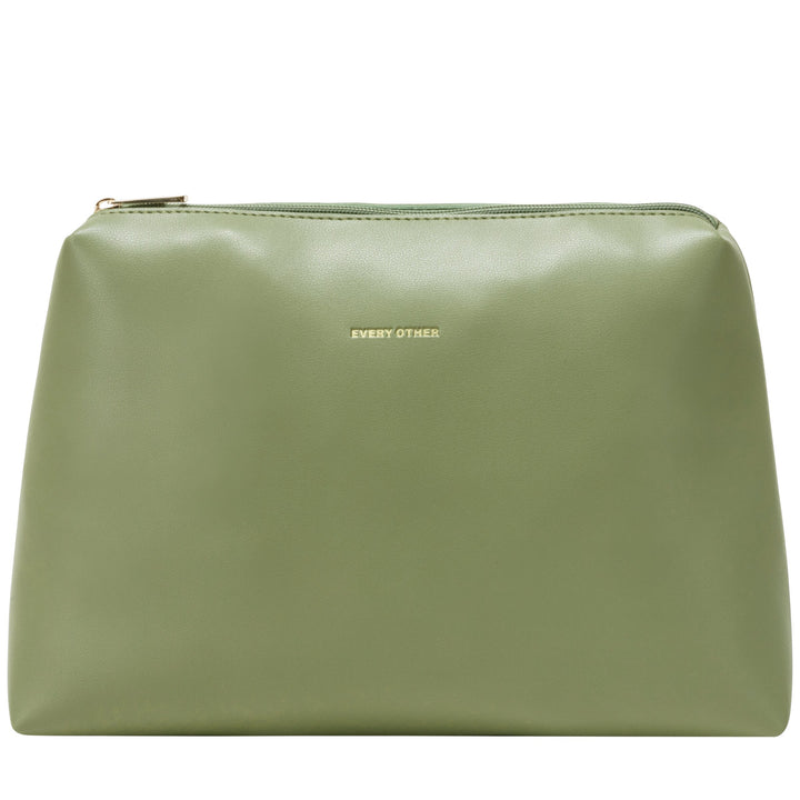 EVERY OTHER Straw Box Tote Bag - Olive