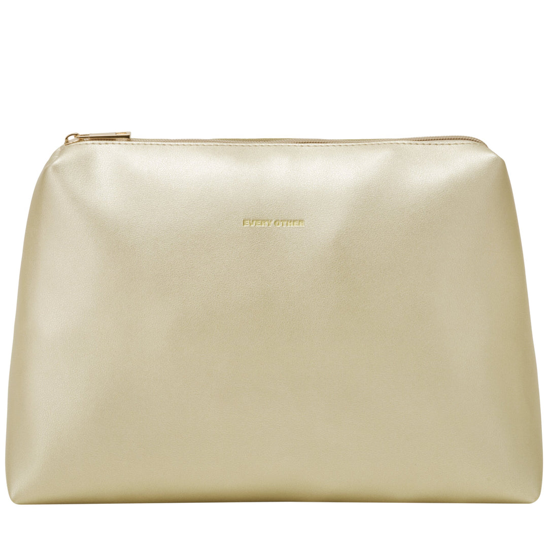 EVERY OTHER Straw Box Tote Bag - Soft Gold