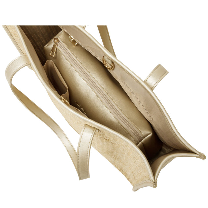 EVERY OTHER Straw Box Tote Bag - Soft Gold