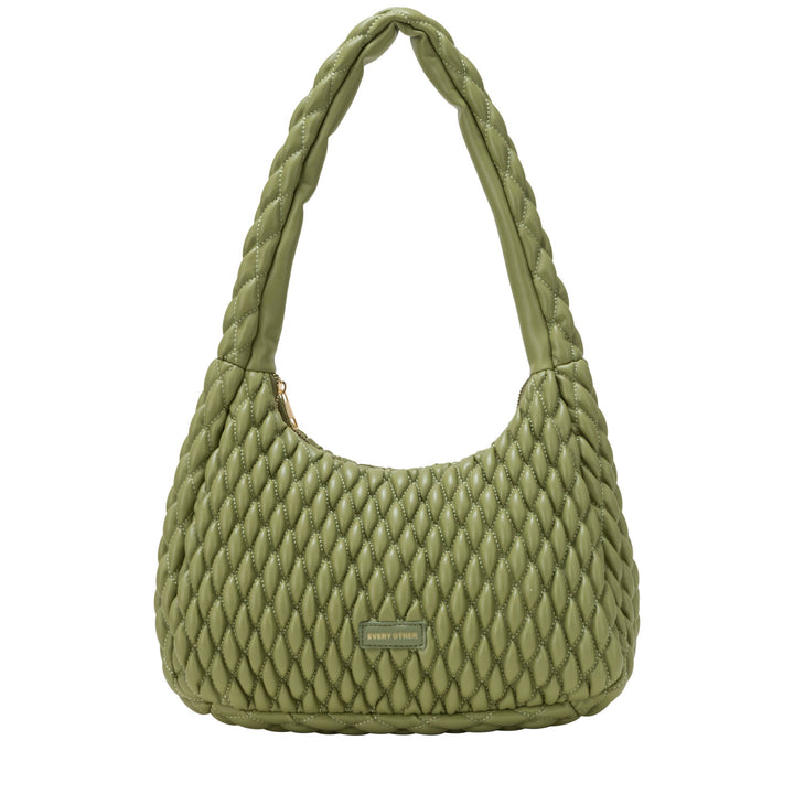 EVERY OTHER Quilted Shoulder Bag - Olive