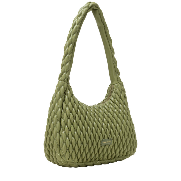 EVERY OTHER Quilted Shoulder Bag - Olive