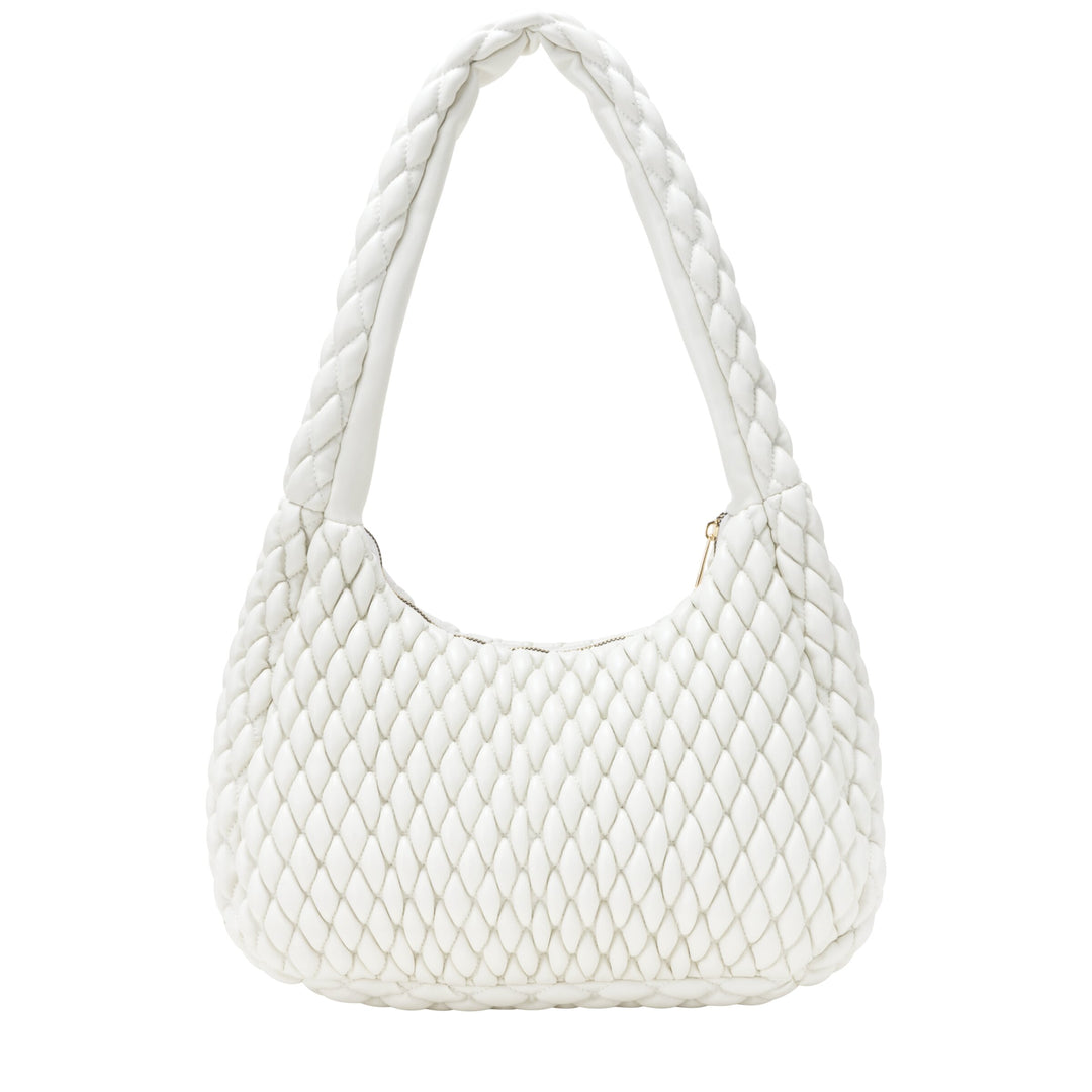 EVERY OTHER Quilted Shoulder Bag - White