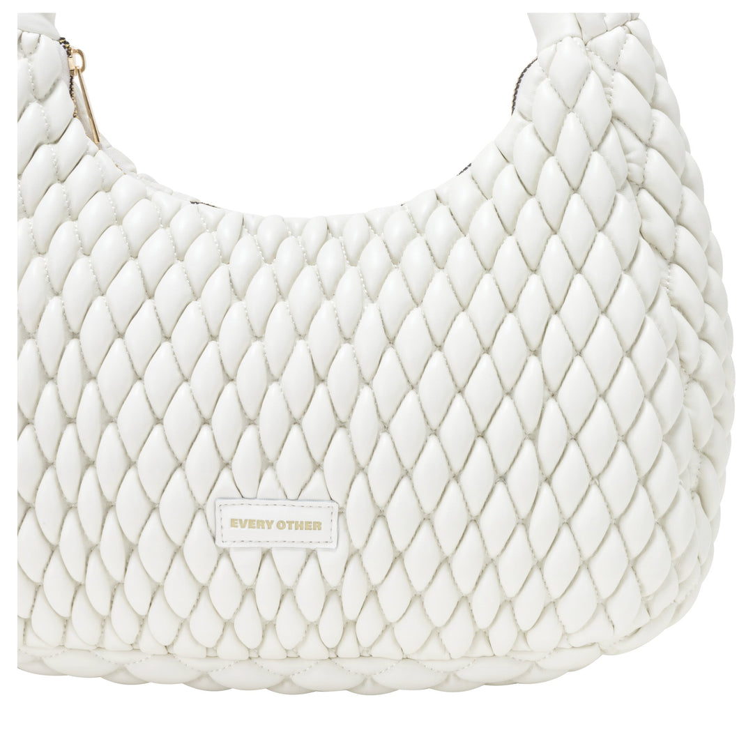 EVERY OTHER Quilted Shoulder Bag - White