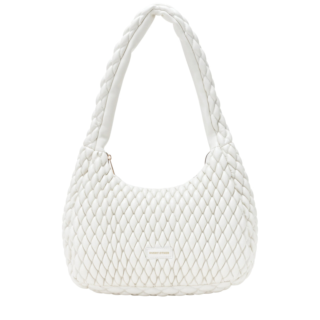 EVERY OTHER Quilted Shoulder Bag - White