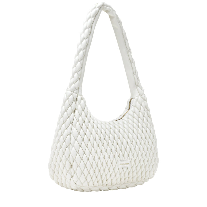 EVERY OTHER Quilted Shoulder Bag - White