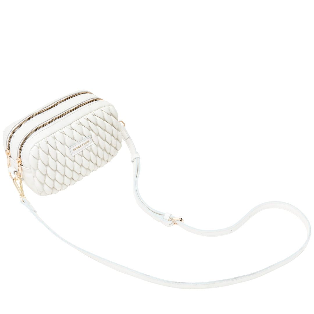 EVERY OTHER Quilted Camera Bag- White