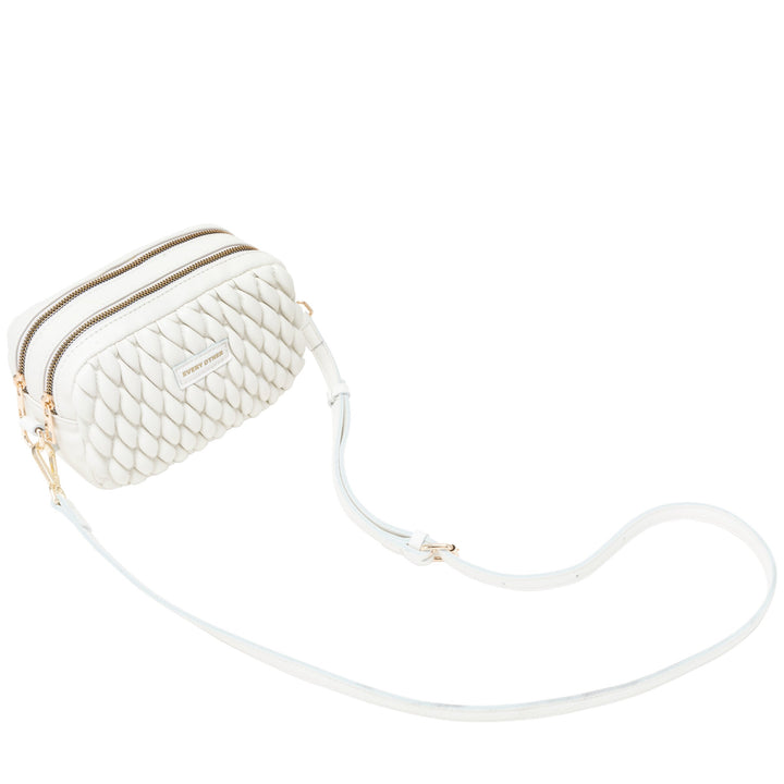 EVERY OTHER Quilted Camera Bag- White
