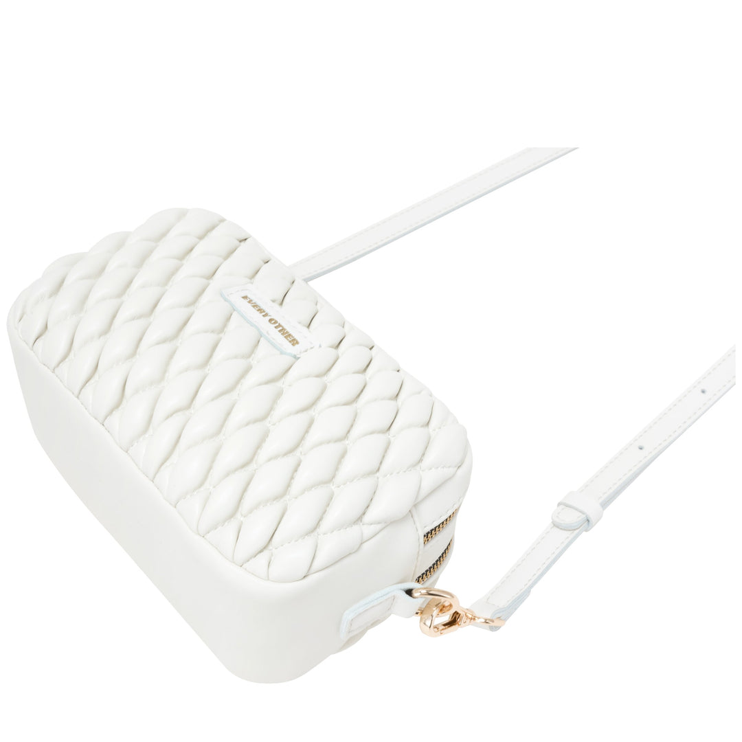 EVERY OTHER Quilted Camera Bag- White