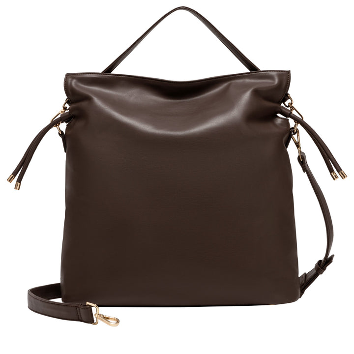 Every Other Drawstring Shoulder-Cross Body Bag - Clay