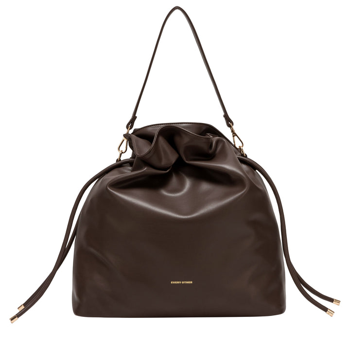 Every Other Drawstring Shoulder-Cross Body Bag - Clay