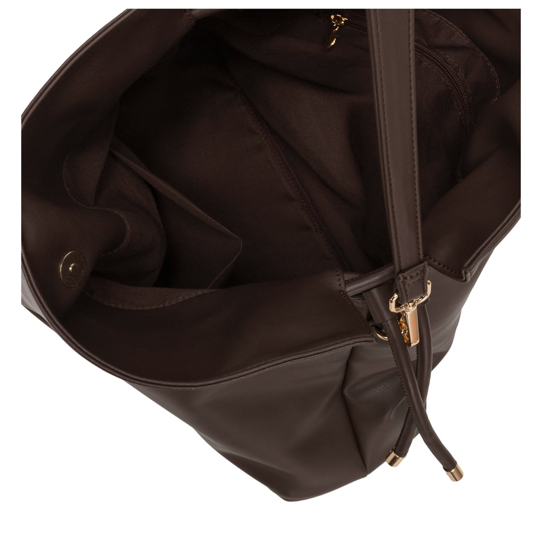 Every Other Drawstring Shoulder-Cross Body Bag - Clay