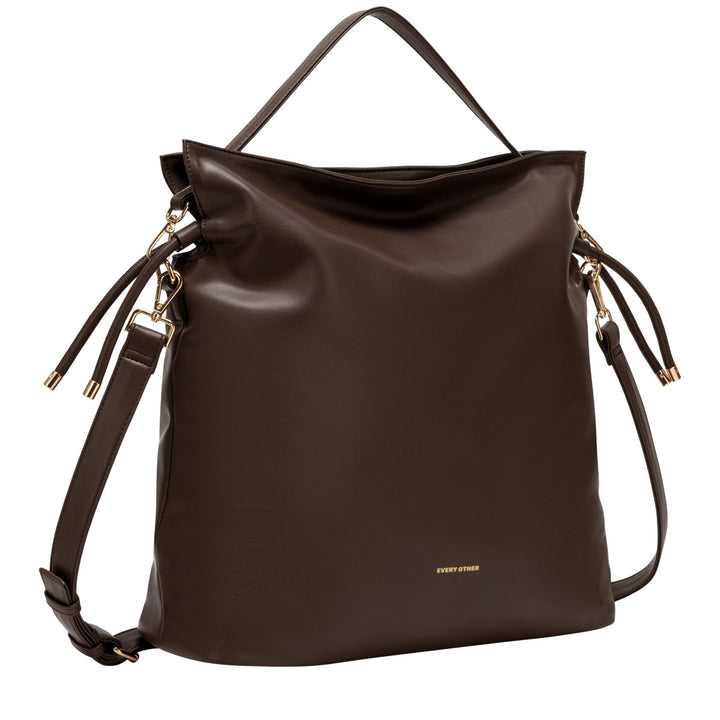 Every Other Drawstring Shoulder-Cross Body Bag - Clay