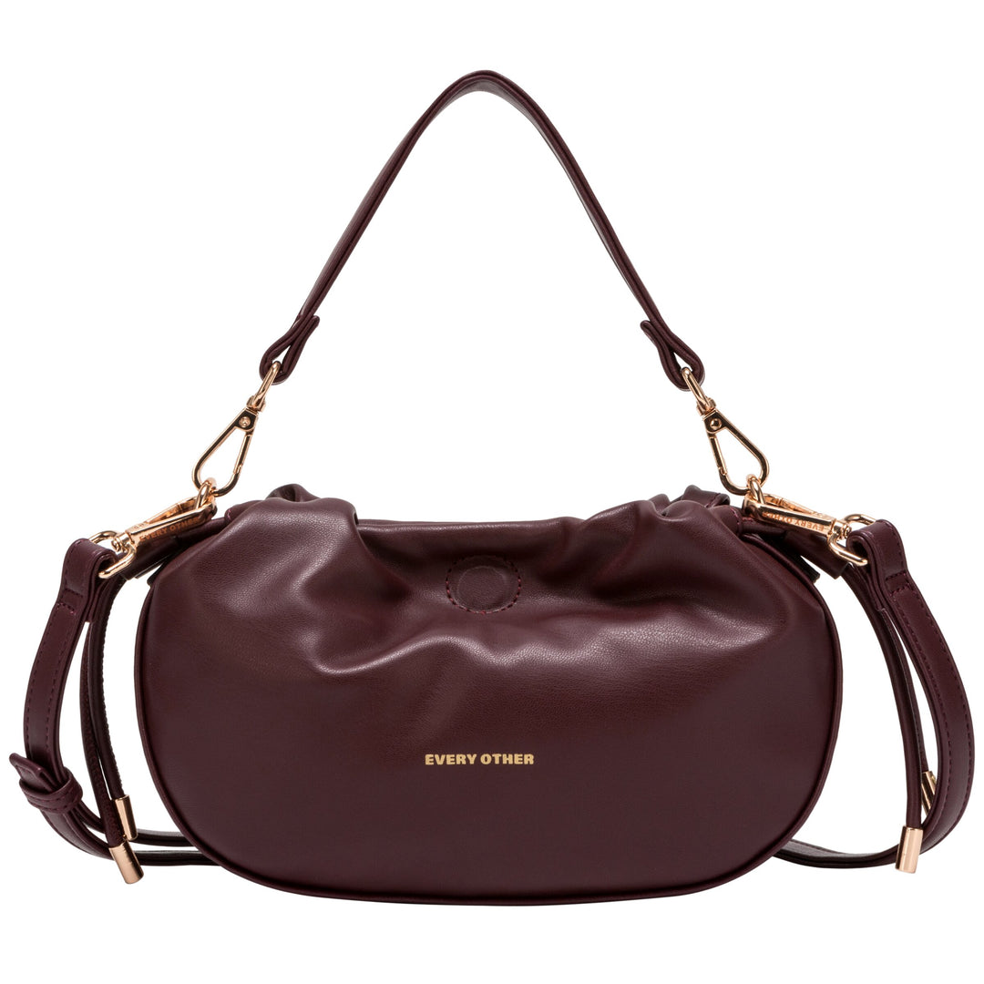 Every Other Shoulder Cross Body Bag - Burgundy