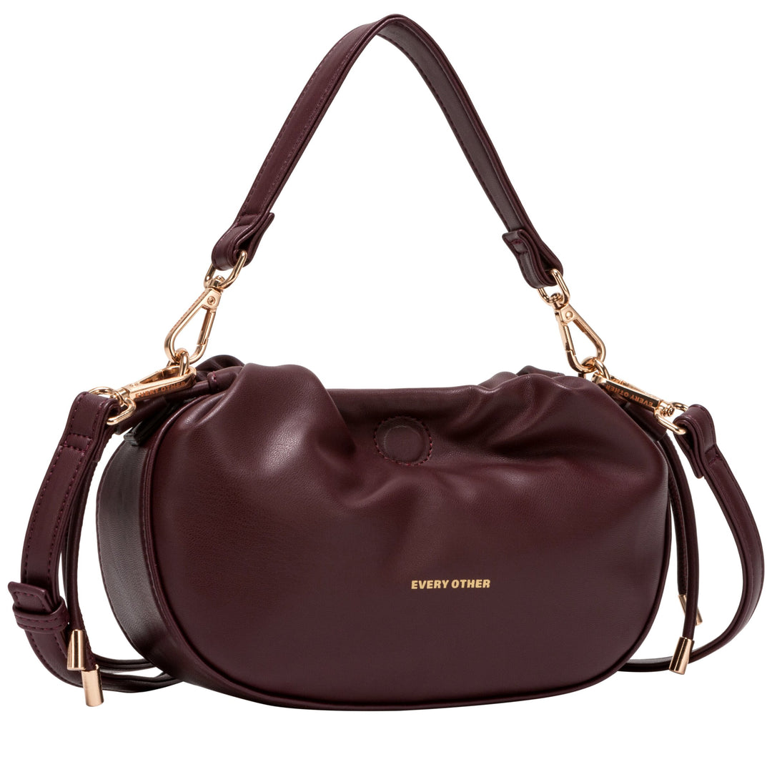 Every Other Shoulder Cross Body Bag - Burgundy