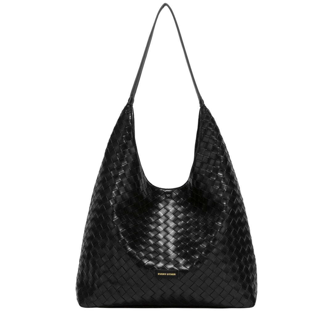Every Other Single Strap Shoulder Bag - Black