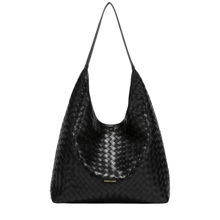 Every Other Single Strap Shoulder Bag - Black