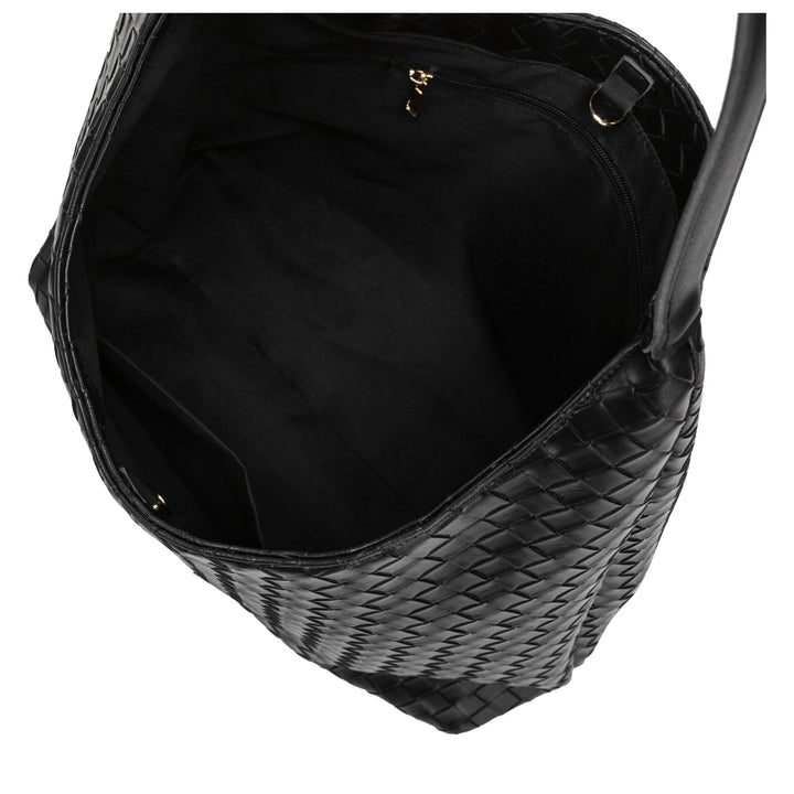 Every Other Single Strap Shoulder Bag - Black