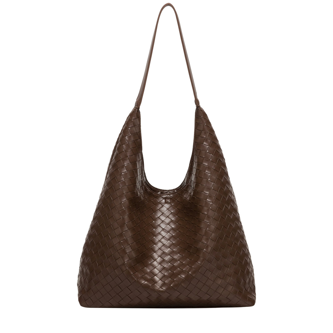 Every Other Single Strap Shoulder Bag - Brown