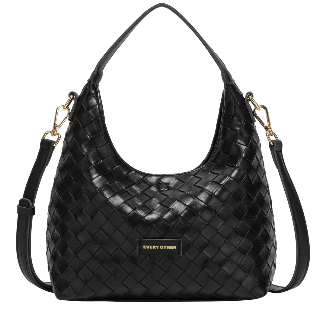Every Other Shoulder Cross Body Bag - Black