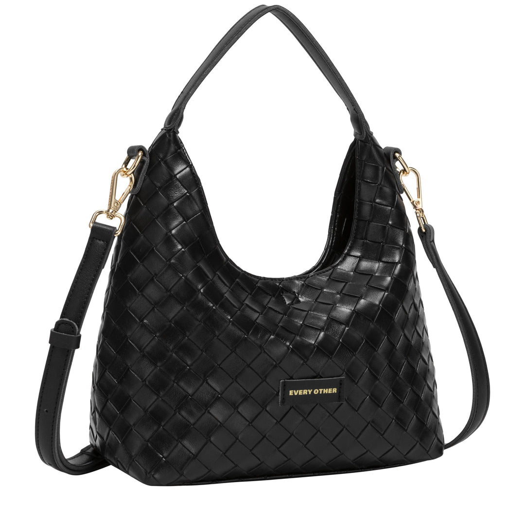 Every Other Shoulder Cross Body Bag - Black