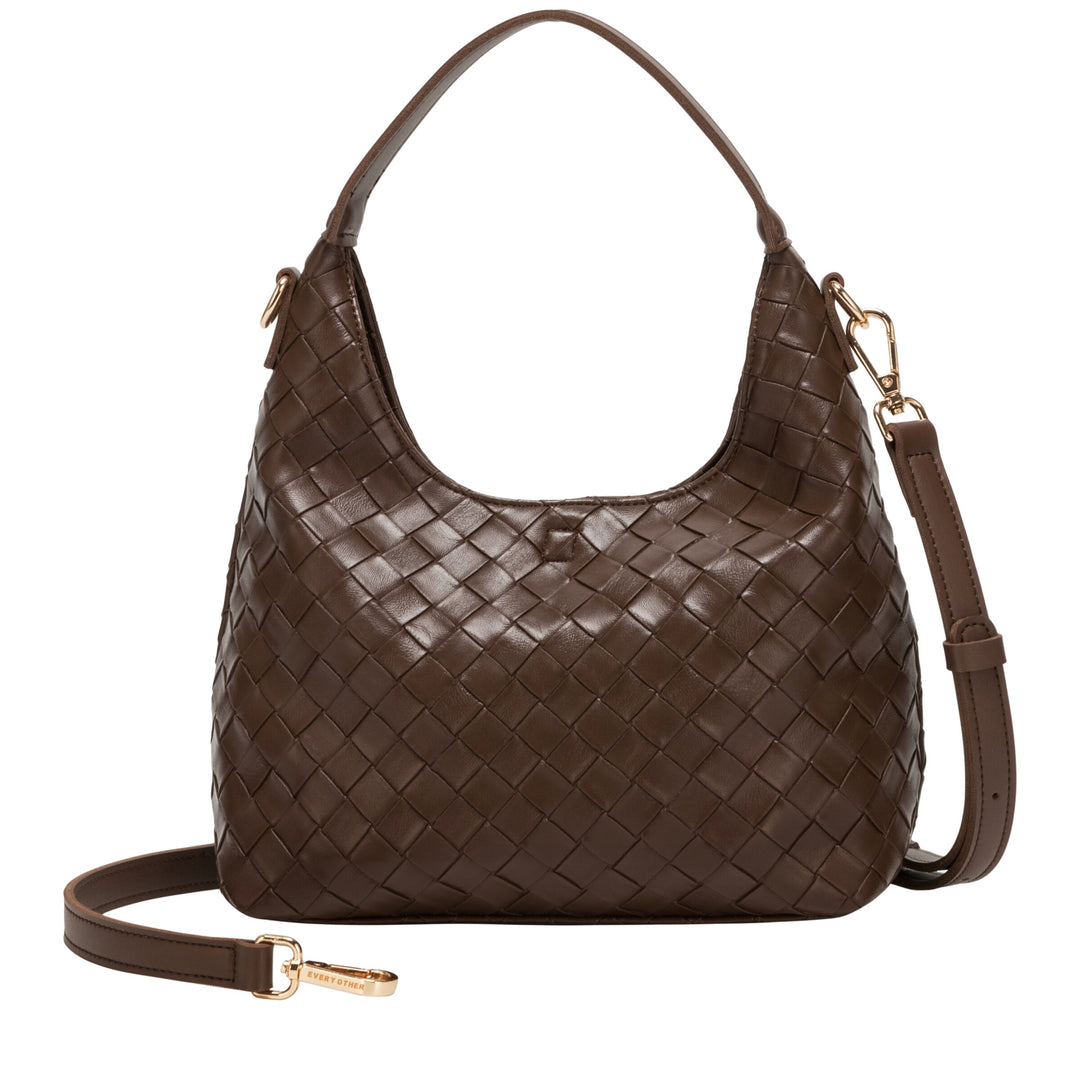 Every Other Shoulder Cross Body Bag - Brown