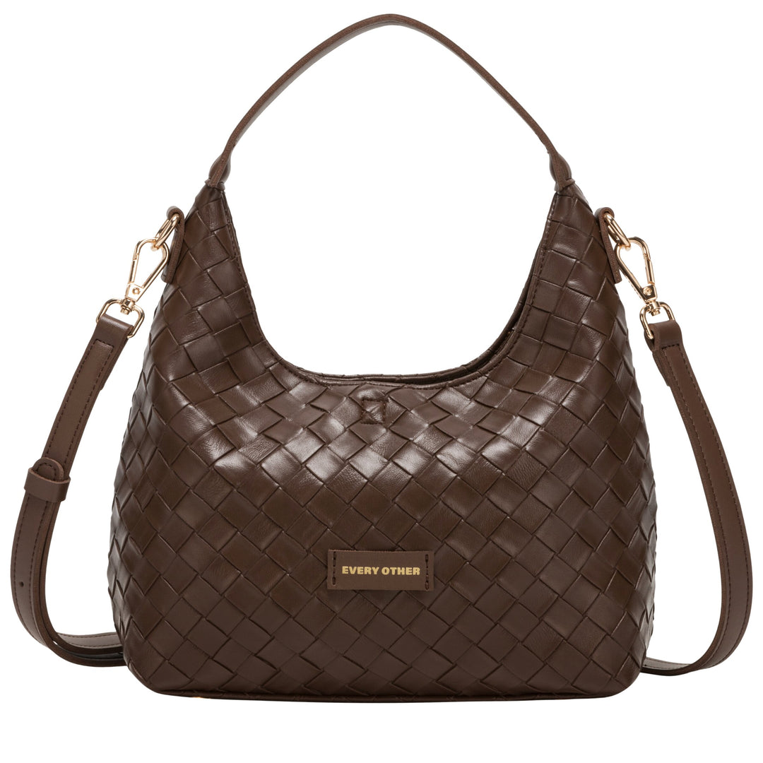 Every Other Shoulder Cross Body Bag - Brown