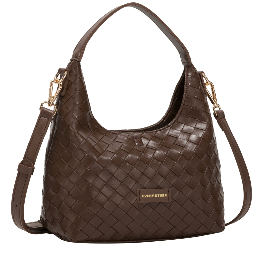 Every Other Shoulder Cross Body Bag - Brown