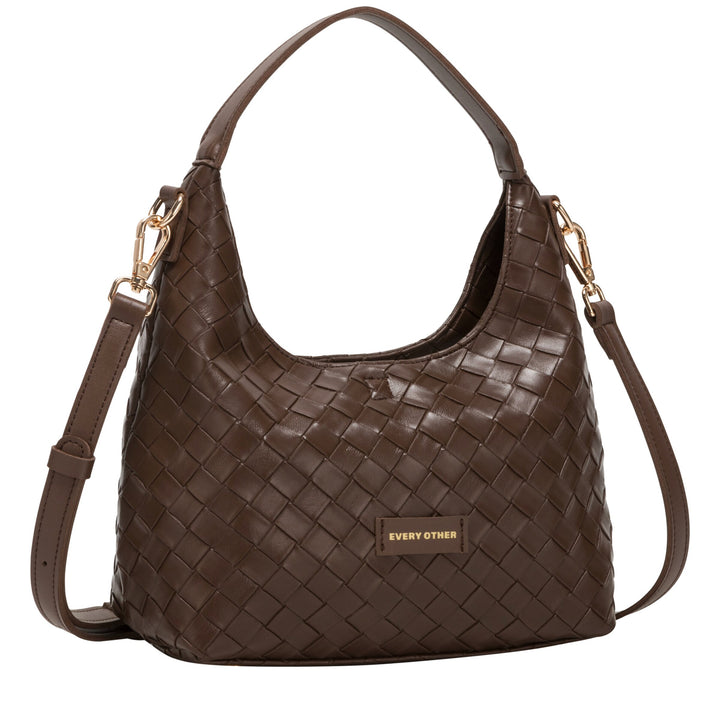 Every Other Shoulder Cross Body Bag - Brown
