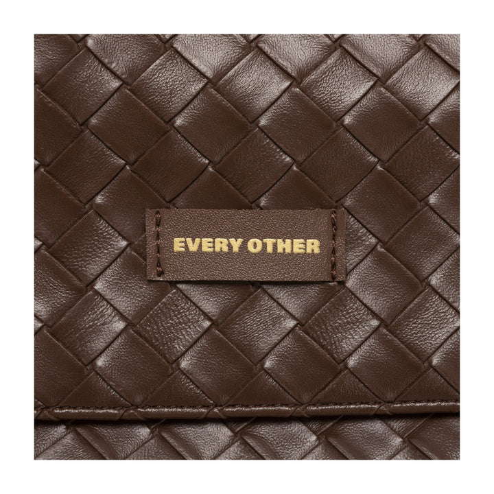 Every Other Flap Over Shoulder and Cross Body Bag - Brown