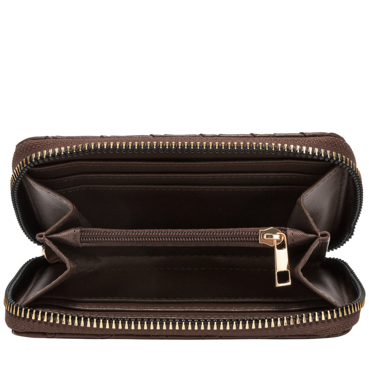 Every Other Woven Purse - Brown