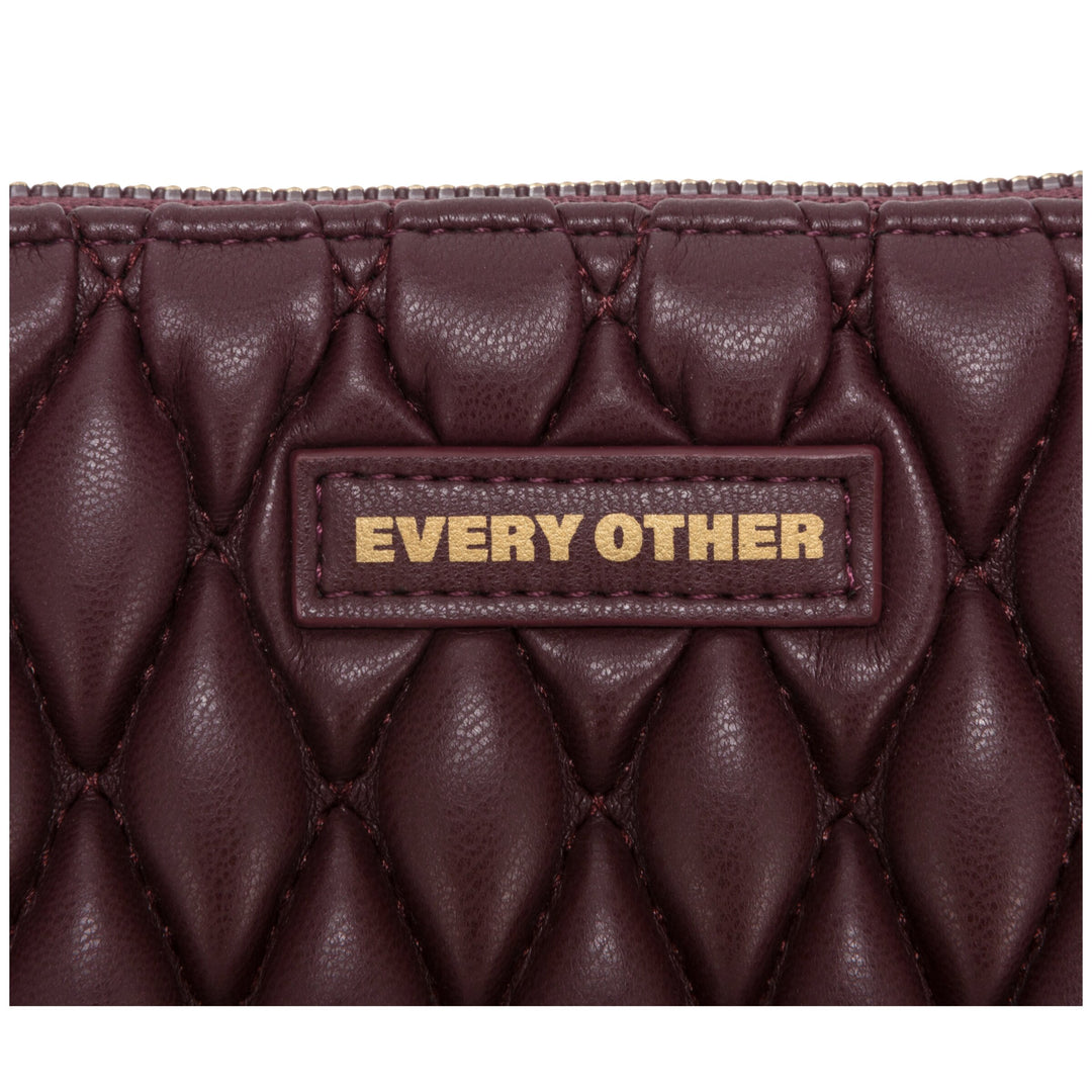 Every Other Quilted Purse - Burgundy