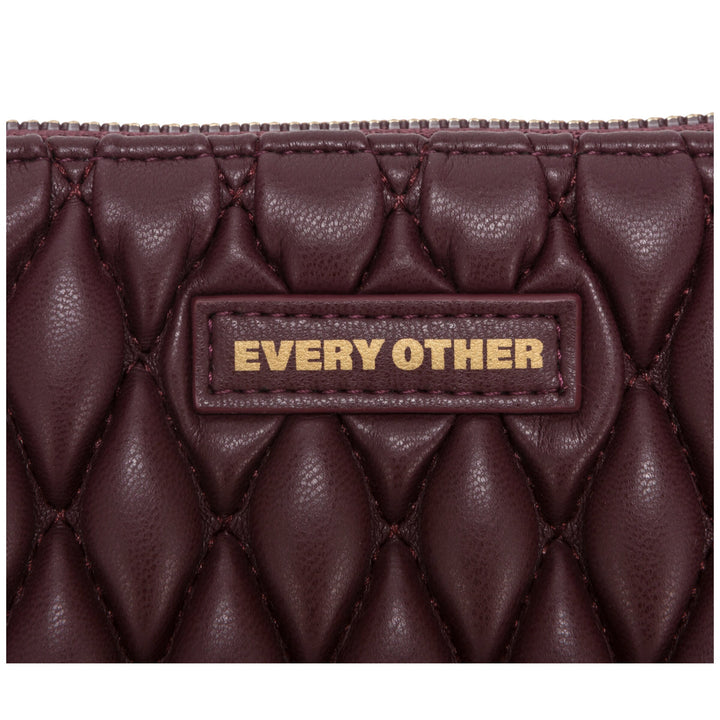 Every Other Quilted Purse - Burgundy
