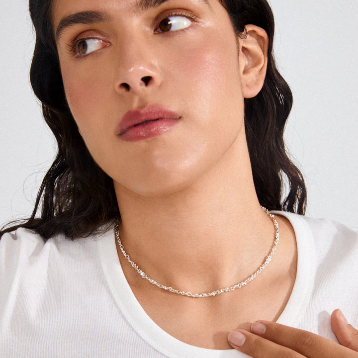 Pilgrim Nova Necklace, Silver Plated