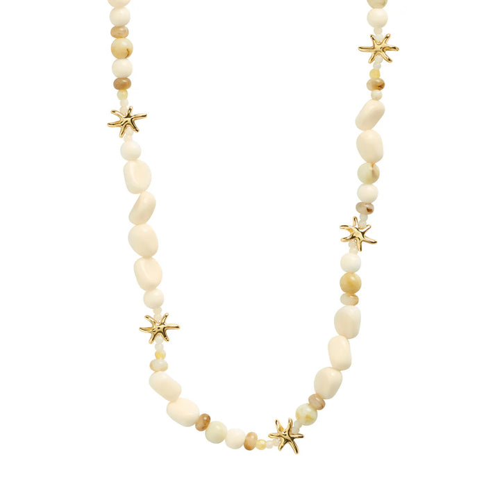 Pilgrim Prism Beaded Gold necklace