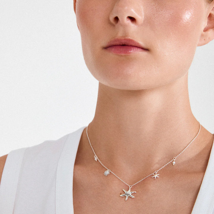 Pilgrim Prism Necklace Silver-Plated