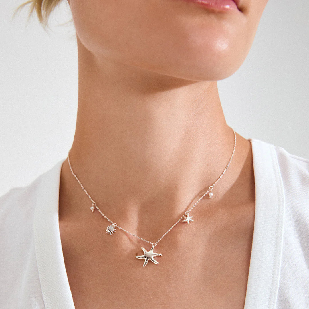 Pilgrim Prism Necklace Silver-Plated