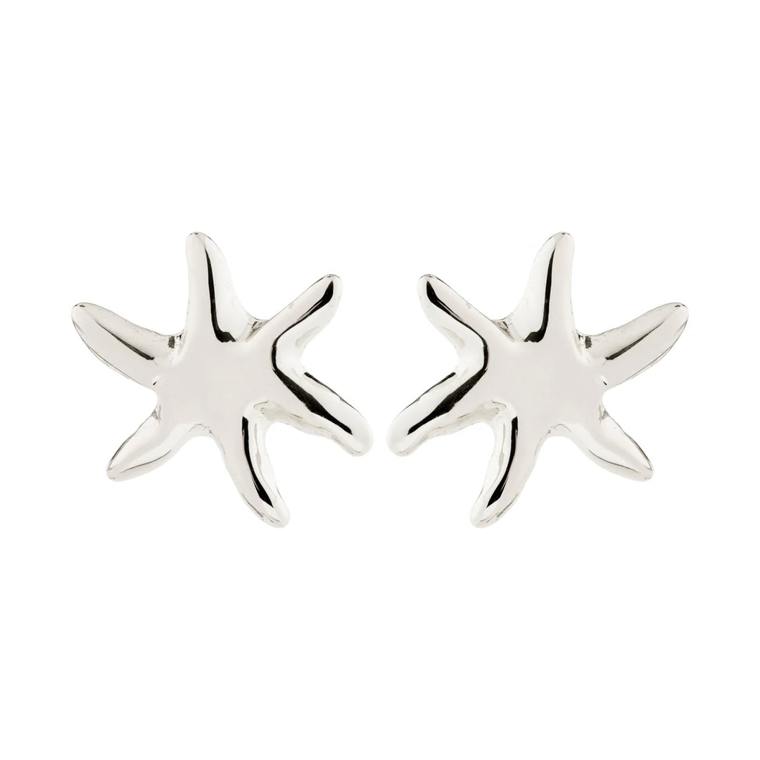 Pilgrim Prism Silver-Plated Earrings