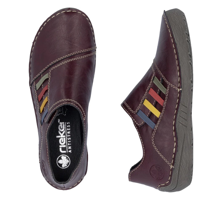 Rieker Slip-On Shoe - Red